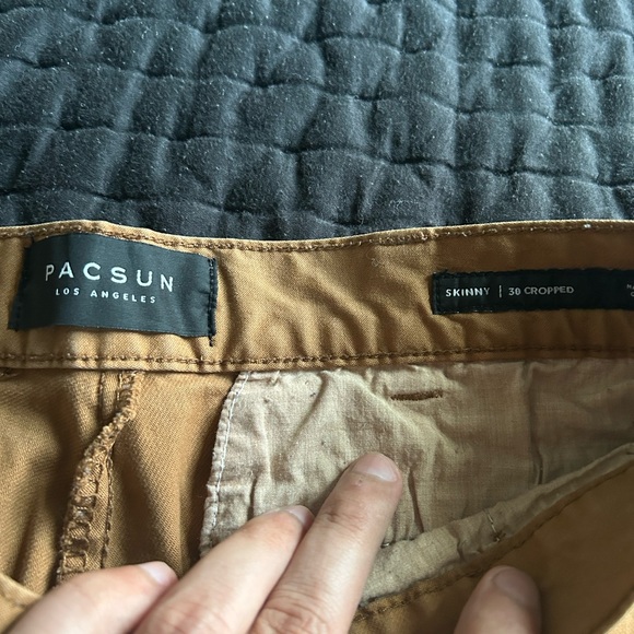 Cropped slim pants in brown size 30 - Picture 7 of 7